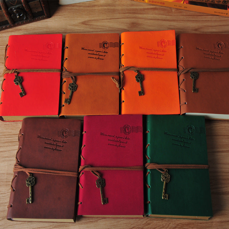 Wholesale Thickened Strap Kraft Paper Creative Imitation Leather Vintage Notebook